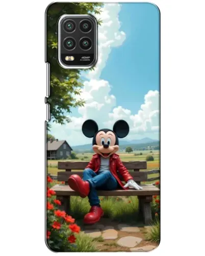Чехол для Xiaomi Mi 10 Lite с картинкой «Микки на скамейке» Чехол для Xiaomi Mi 10 Lite с картинкой «Микки на скамейке»