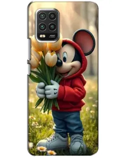 Чохол для Xiaomi Mi 10 Lite з картинкою «Міккі з тюльпанами» Чохол для Xiaomi Mi 10 Lite з картинкою «Міккі з тюльпанами»