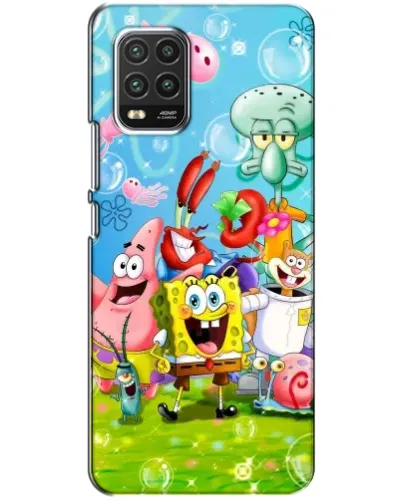 Чехол для Xiaomi Mi 10 Lite с картинкой «Губка Боб и друзья» Чехол для Xiaomi Mi 10 Lite с картинкой «Губка Боб и друзья»
