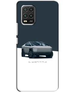 Чехол для Xiaomi Mi 10 Lite с картинкой «Серебристый Cybertruck Tesla» Чехол для Xiaomi Mi 10 Lite с картинкой «Серебристый Cybertruck Tesla»