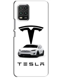 Чехол для Xiaomi Mi 10 Lite с картинкой «Tesla White Style» Чехол для Xiaomi Mi 10 Lite с картинкой «Tesla White Style»
