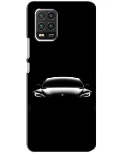 Чехол для Xiaomi Mi 10 Lite с картинкой «Фары Tesla Night» Чехол для Xiaomi Mi 10 Lite с картинкой «Фары Tesla Night»