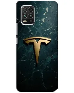 Чехол для Xiaomi Mi 10 Lite с картинкой «Мраморная Tesla Gold» Чехол для Xiaomi Mi 10 Lite с картинкой «Мраморная Tesla Gold»
