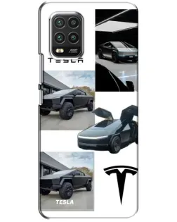 Чехол для Xiaomi Mi 10 Lite с картинкой «Коллаж Cybertruck Tesla» Чехол для Xiaomi Mi 10 Lite с картинкой «Коллаж Cybertruck Tesla»