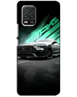 Чехол для Xiaomi Mi 10 Lite с картинкой «Темный Mercedes AMG»