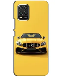 Чехол для Xiaomi Mi 10 Lite с картинкой «Желтый Mercedes GT»