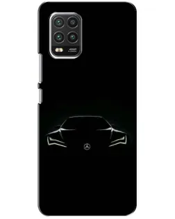 Чехол для Xiaomi Mi 10 Lite с картинкой «Mercedes — силуэт авто» Чехол для Xiaomi Mi 10 Lite с картинкой «Mercedes — силуэт авто»