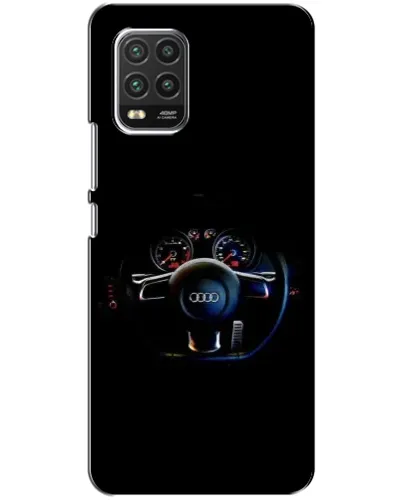 Чехол для Xiaomi Mi 10 Lite с картинкой «Салон Audi — руль»