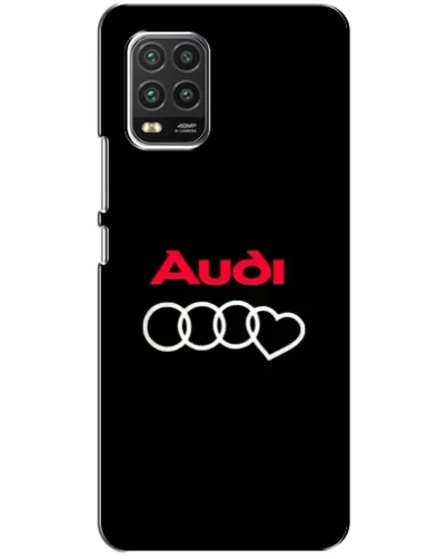 Чехол для Xiaomi Mi 10 Lite с картинкой «Логотип Audi Heart»