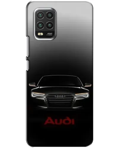 Чехол для Xiaomi Mi 10 Lite с картинкой «Audi — градиентный контур»