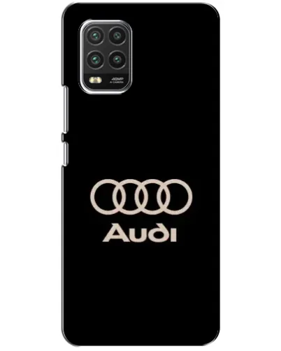 Чехол для Xiaomi Mi 10 Lite с картинкой «Audi — золотой логотип»