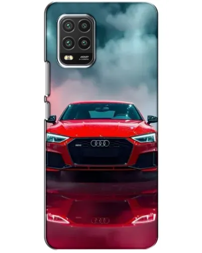 Чехол для Xiaomi Mi 10 Lite с картинкой «Audi RS — красный стиль»