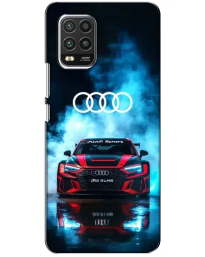 Чехол для Xiaomi Mi 10 Lite с картинкой «Audi Sport — неон»