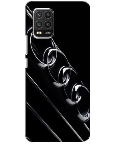 Чехол для Xiaomi Mi 10 Lite с картинкой «Audi — абстрактные кольца»