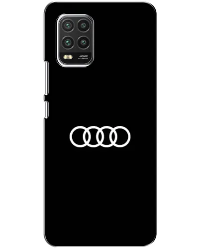 Чехол для Xiaomi Mi 10 Lite с картинкой «Audi White Logo»