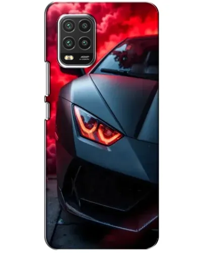 Чехол для Xiaomi Mi 10 Lite с картинкой «Lamborghini красное сияние»