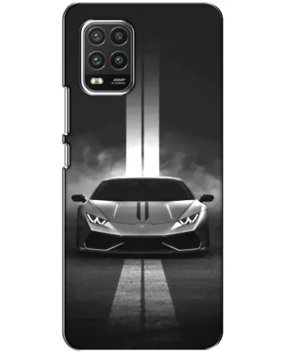 Чехол для Xiaomi Mi 10 Lite с картинкой «Lamborghini симметрия дорог»