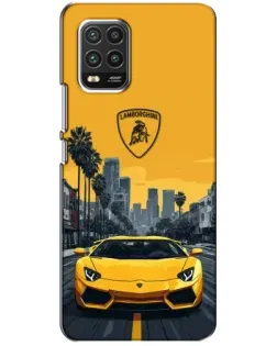 Чехол для Xiaomi Mi 10 Lite с картинкой «Желтый Lamborghini город» Чехол для Xiaomi Mi 10 Lite с картинкой «Желтый Lamborghini город»