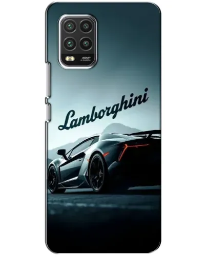 Чехол для Xiaomi Mi 10 Lite с картинкой «Классическая надпись Lamborghini»