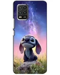 Чехол для Xiaomi Mi 10 Lite с картинкой «Стич на рассвете»
