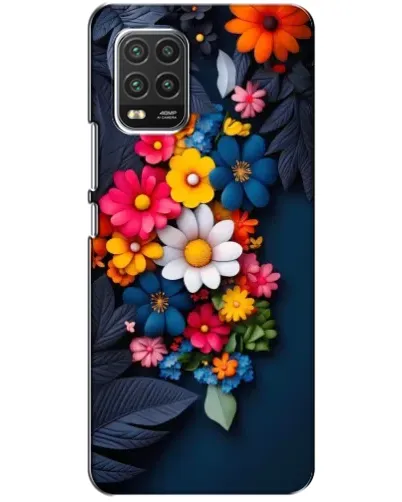 Чехол для Xiaomi Mi 10 Lite с картинкой «Цветочная феерия»