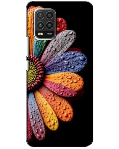 Чехол для Xiaomi Mi 10 Lite с картинкой «Радужный цветок»