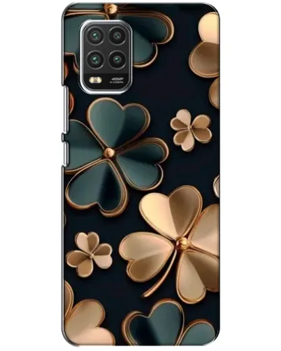 Чехол для Xiaomi Mi 10 Lite с картинкой «Клевер в золоте»