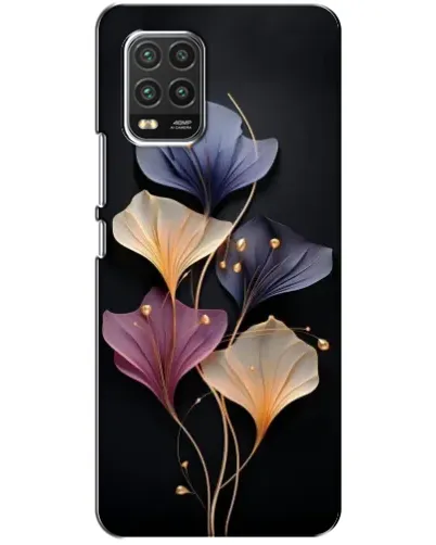 Чехол для Xiaomi Mi 10 Lite с картинкой «Лиловые цветы грации»