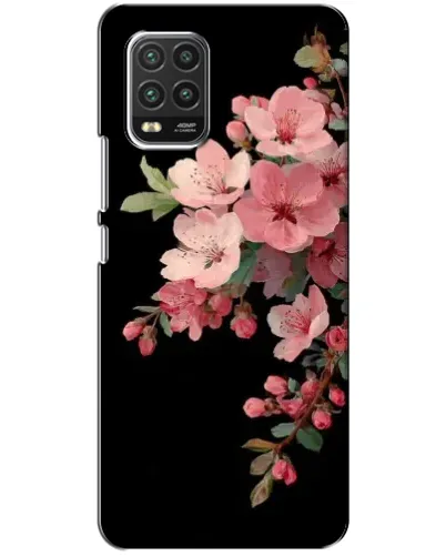 Чехол для Xiaomi Mi 10 Lite с картинкой «Розовая ветка сакуры»