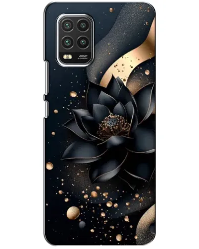 Чехол для Xiaomi Mi 10 Lite с картинкой «Черный лотос»