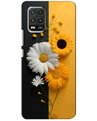 Чехол для Xiaomi Mi 10 Lite с картинкой «Подсолнух и ромашка»