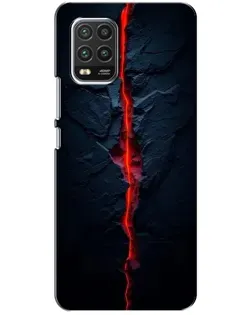 Чехол для Xiaomi Mi 10 Lite с картинкой «Kрасная лавовая трещина» Чехол для Xiaomi Mi 10 Lite с картинкой «Kрасная лавовая трещина»