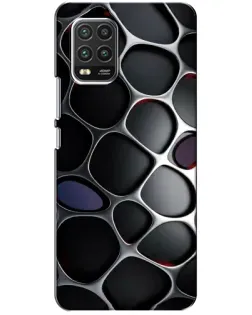 Чехол для Xiaomi Mi 10 Lite с картинкой «Объемная темная решетка» Чехол для Xiaomi Mi 10 Lite с картинкой «Объемная темная решетка»