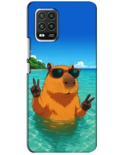 Чохол для Xiaomi Mi 10 Lite з картинкою «Морська капібара»