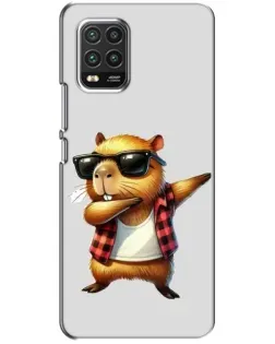 Чохол для Xiaomi Mi 10 Lite з картинкою «Капібара репер даб»