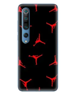 Чехол для Xiaomi Mi 10 Pro с картинкой «Jordan Red Pattern» Чехол для Xiaomi Mi 10 Pro с картинкой «Jordan Red Pattern»