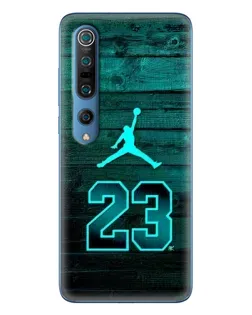 Чехол для Xiaomi Mi 10 Pro с картинкой «Jordan Cyan 23» Чехол для Xiaomi Mi 10 Pro с картинкой «Jordan Cyan 23»