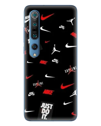Чехол для Xiaomi Mi 10 Pro с картинкой «Nike Mix Pattern» Чехол для Xiaomi Mi 10 Pro с картинкой «Nike Mix Pattern»
