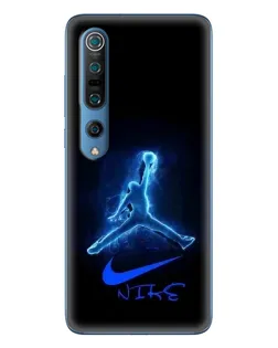 Чехол для Xiaomi Mi 10 Pro с картинкой «Jordan Neon Blue» Чехол для Xiaomi Mi 10 Pro с картинкой «Jordan Neon Blue»