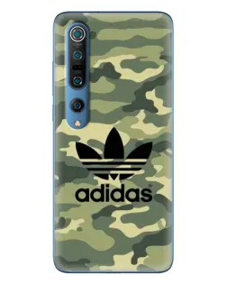 Чехол для Xiaomi Mi 10 Pro с картинкой «Милитари стиль Adidas» Чехол для Xiaomi Mi 10 Pro с картинкой «Милитари стиль Adidas»