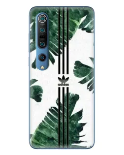 Чехол для Xiaomi Mi 10 Pro с картинкой «Пальмовые листья адидас»