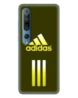 Чехол для Xiaomi Mi 10 Pro с картинкой «Оливковый градиент Adidas»