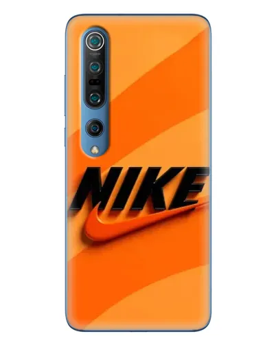 Чехол для Xiaomi Mi 10 Pro с картинкой «Оранжевый драйв Nike»