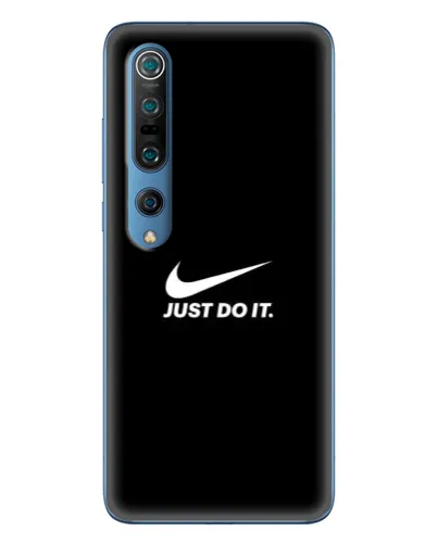 Чехол для Xiaomi Mi 10 Pro с картинкой «Минимализм от Nike»