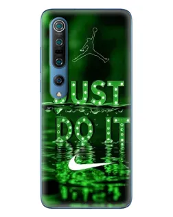 Чехол для Xiaomi Mi 10 Pro с картинкой «Зеленый неоновый Nike» Чехол для Xiaomi Mi 10 Pro с картинкой «Зеленый неоновый Nike»