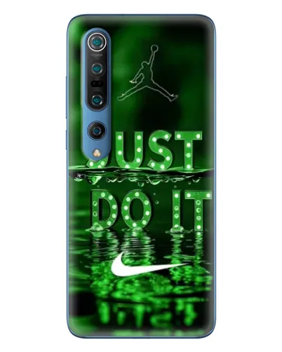 Чехол для Xiaomi Mi 10 Pro с картинкой «Зеленый неоновый Nike»