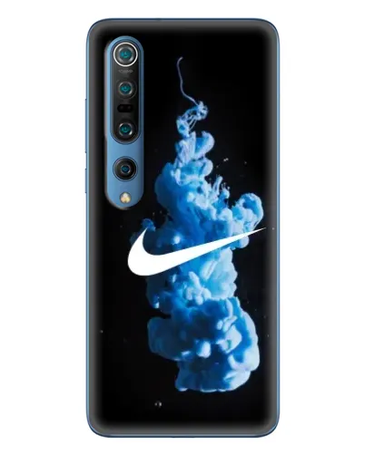 Чехол для Xiaomi Mi 10 Pro с картинкой «Nike и синий дым»