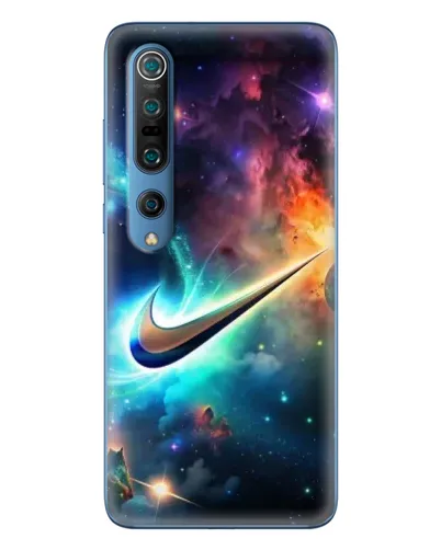 Чехол для Xiaomi Mi 10 Pro с картинкой «Космический Nike Swoosh»