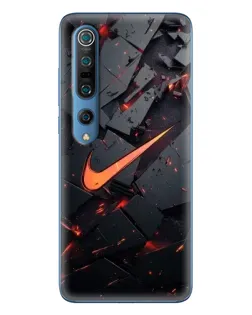 Чехол для Xiaomi Mi 10 Pro с картинкой «Nike — эффект разломов» Чехол для Xiaomi Mi 10 Pro с картинкой «Nike — эффект разломов»
