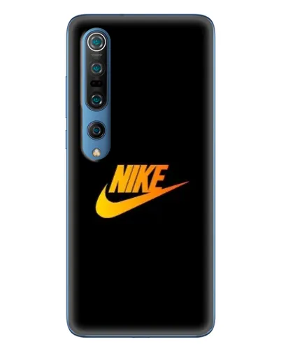 Чехол для Xiaomi Mi 10 Pro с картинкой «Золотой логотип Nike»